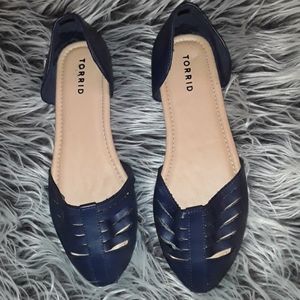 Torrid Wide Width Almond Toe D'Orsay Flat